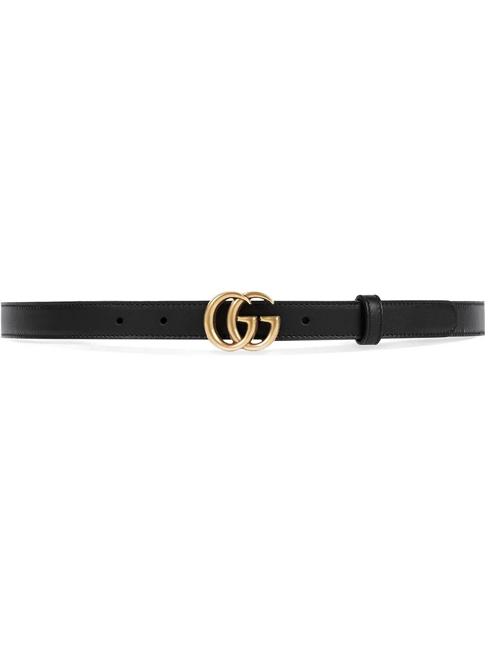 Gucci Leather Belt With Double G Buckle - Farfetch | Farfetch Global