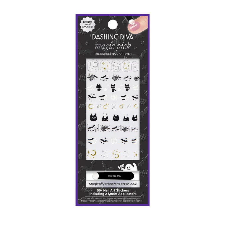 Dashing Diva Magic Pick Good Witch Nail Art Stickers | Walmart (US)