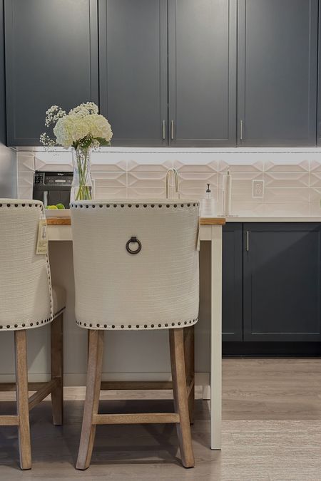 The perfect fit for my kitchen island. These bar stools come already assembled and are very comfortable to sit in🤍 LOVE

#kitchen #apartmentfind #homedecor

#LTKhome #LTKstyletip #LTKfamily