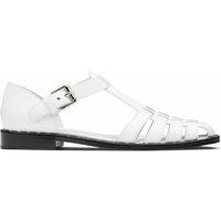 Church's Women's White Leather Sandals | Stylemyle (US)