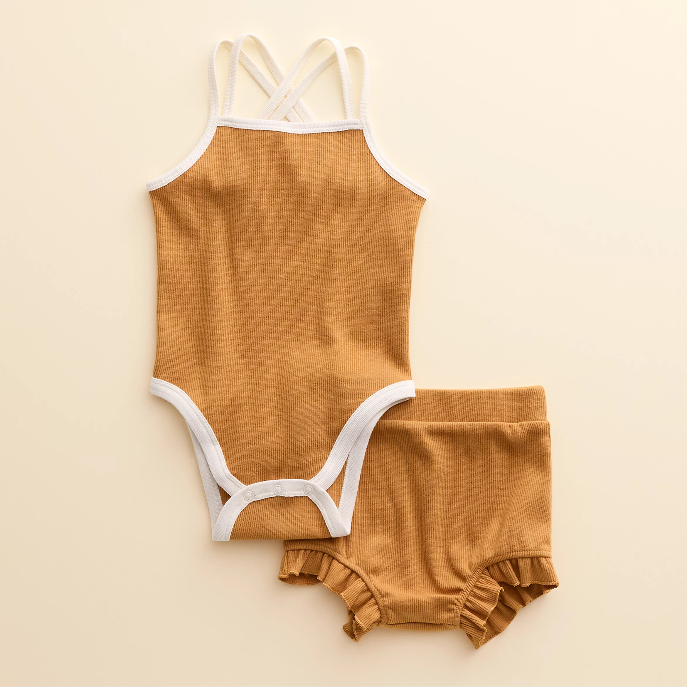 Baby Girl Little Co. by Lauren Conrad Essential Tank Bodysuit & Bloomer Shorts Set | Kohls | Kohl's