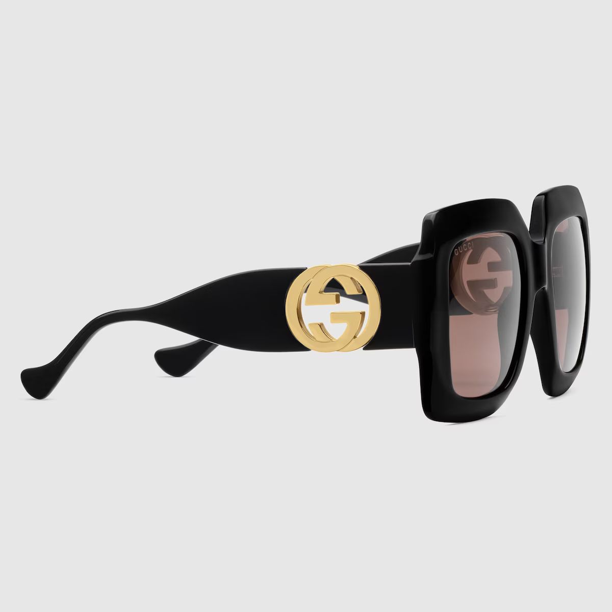 Gucci Rectangular sunglasses with chain | Gucci (US)
