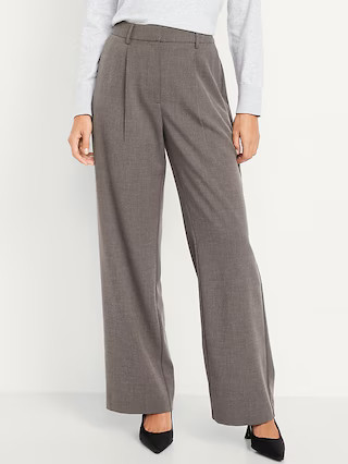 Extra High-Waisted Taylor Wide-Leg Trouser Pants | Old Navy (US)