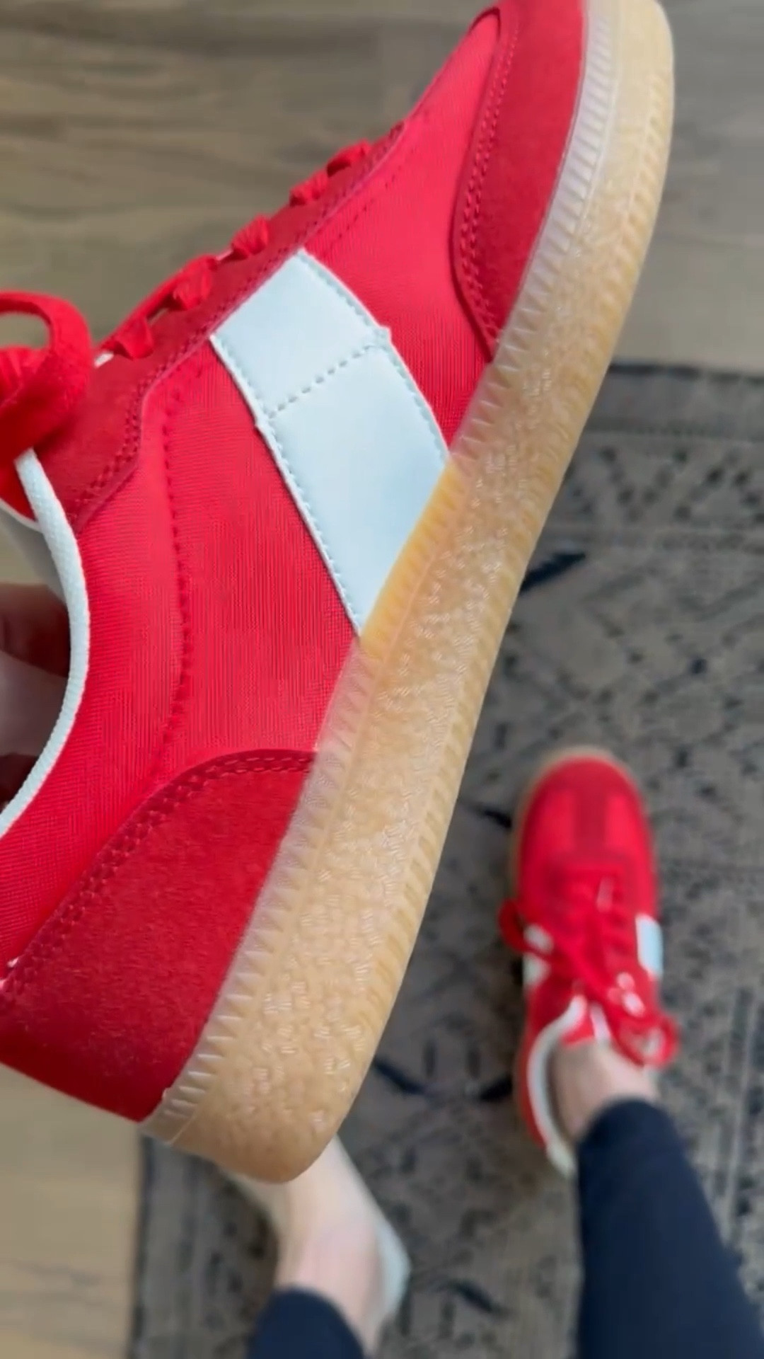 These are the cutest red sneakers and so comfortable too! 

#LTKFindsUnder50 #LTKHoliday #LTKootd