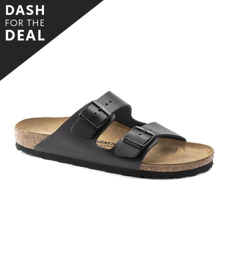 Birkenstock Black Arizona Leather Sandal - Adult | Zulily