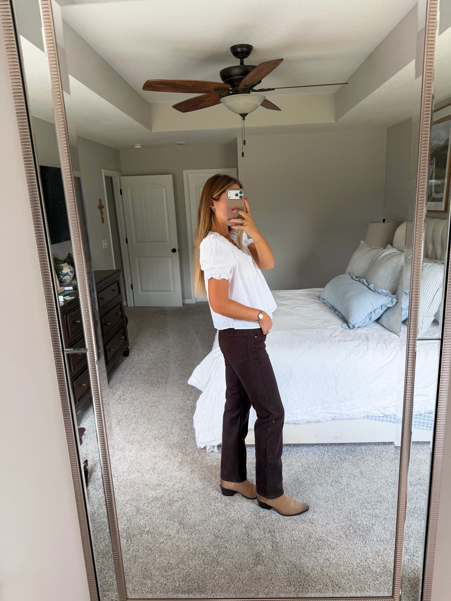 25-50% Off All Jeans + 20% Off Almost Everything Else + Use Code DENIMAF for extra 15% off! size 26 long in jeans (i’d do extra long if possible though - i’m 5’10) + linked a new boot cut pair that i’m trying!

#LTKgrwm #LTKootd #LTKTall