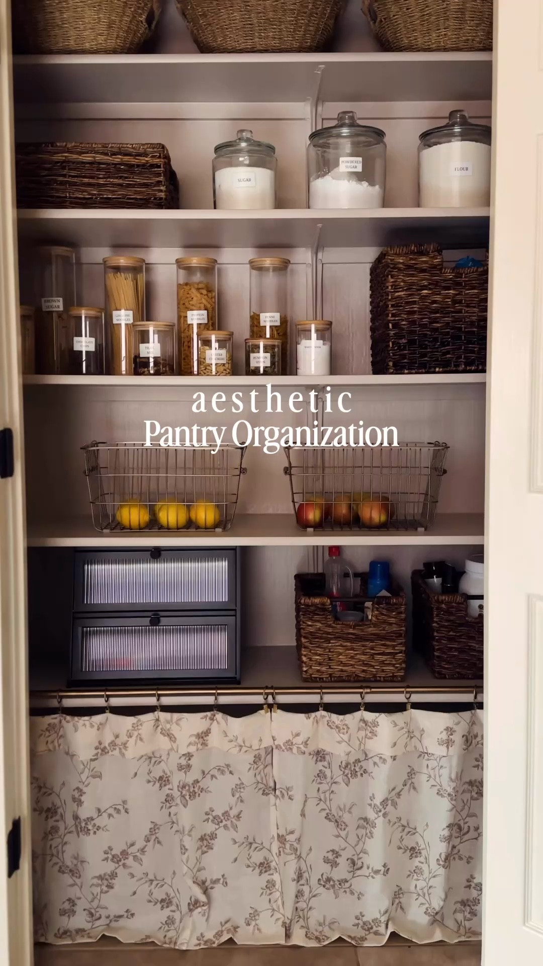 Beautiful & Functional Pantry! 🖤🏡🤌🏼

#LTKHome #LTKSeasonal #LTKSaleAlert