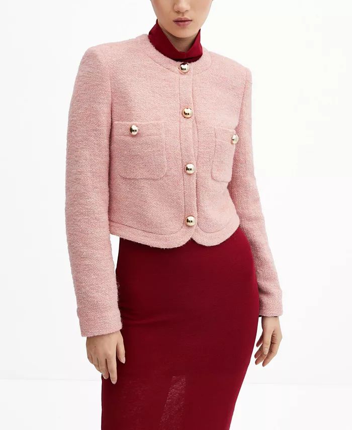 Women's Buttoned Cotton Jacket | Macy's