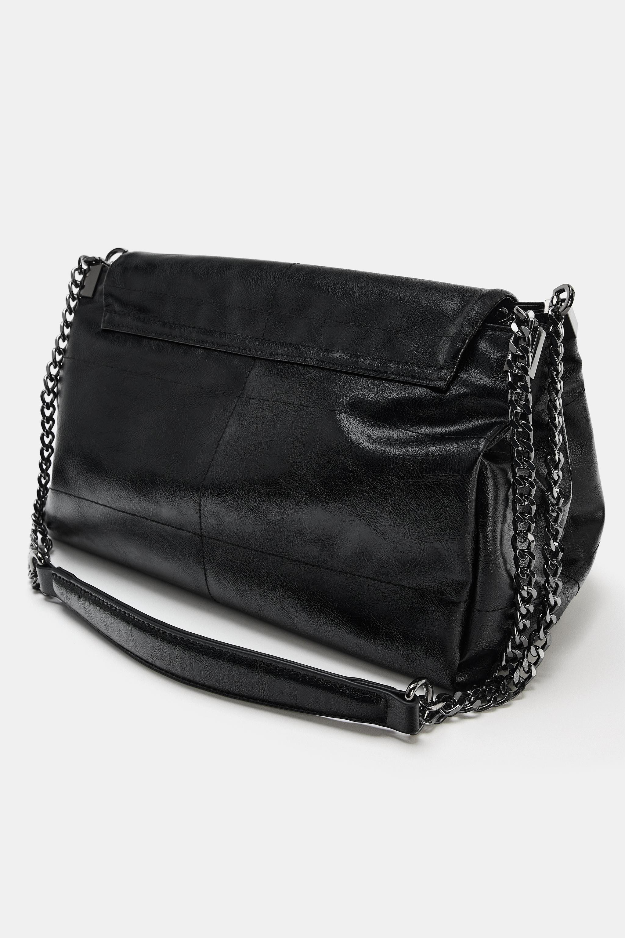 ROCK STYLE FLAP SHOULDER BAG | Zara US