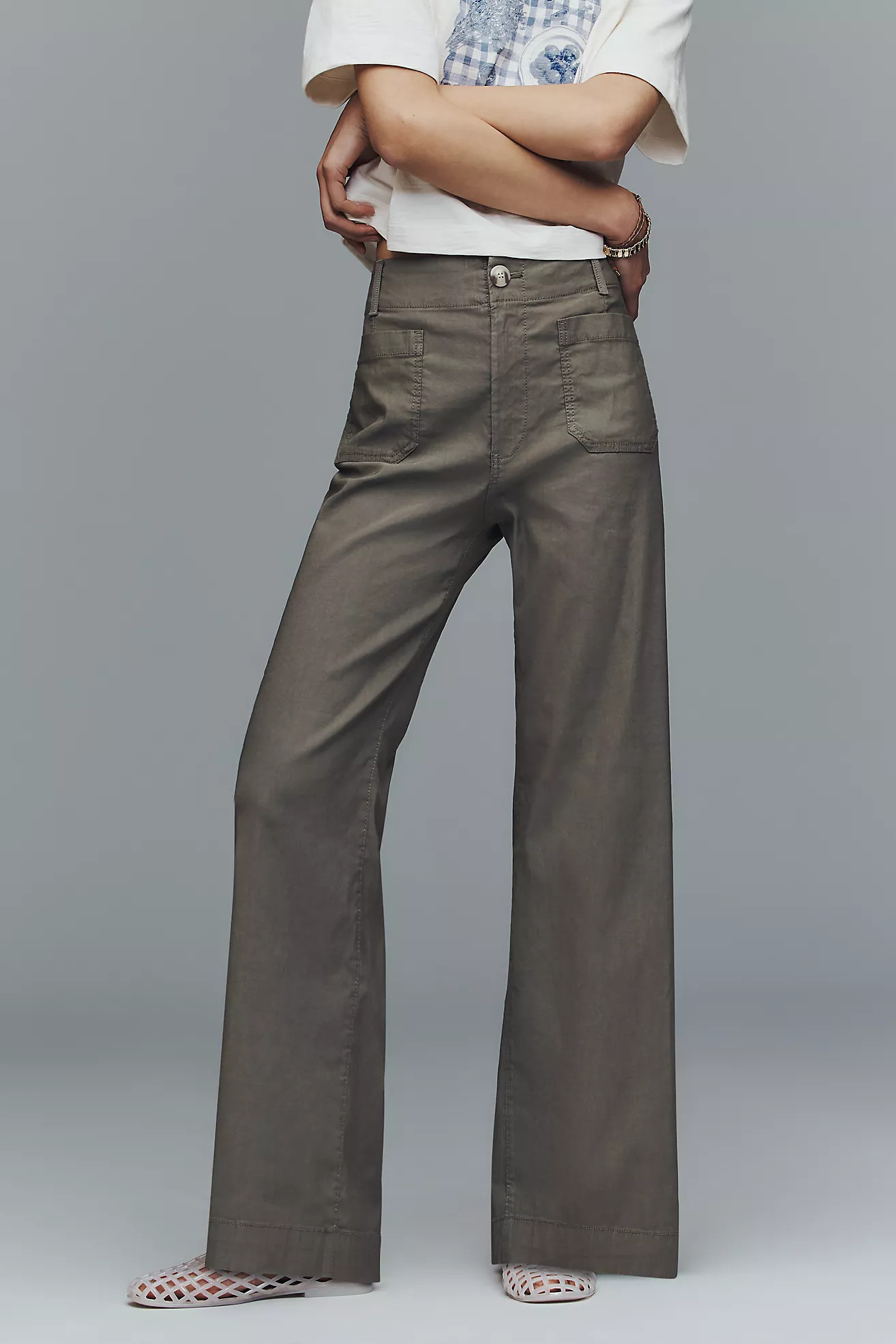 Colette Magic Fabric Full-Length Pants by Maeve | Anthropologie (US)