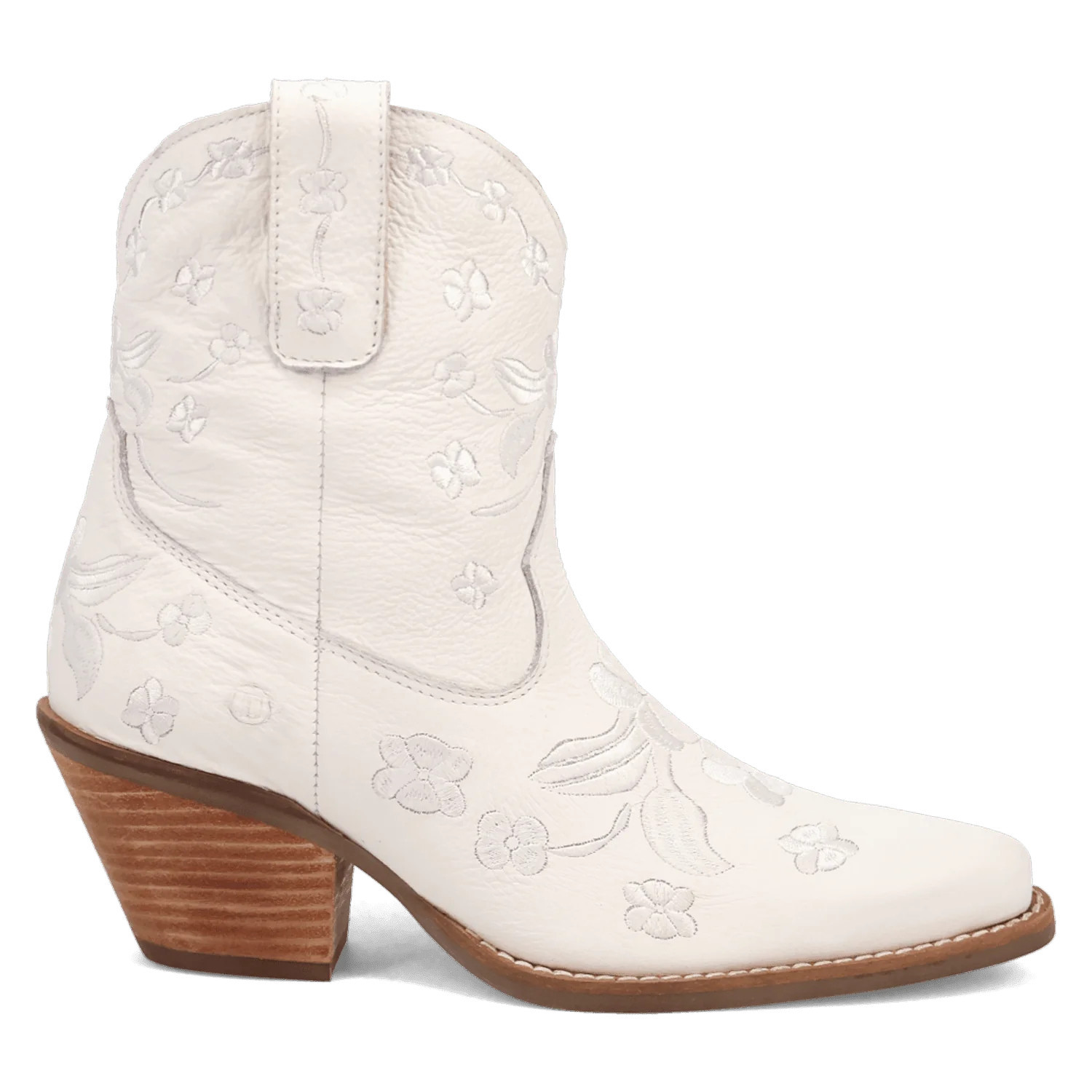 SWEETHEART LEATHER BOOTIE WHITE / 6 / M | Dingo1969