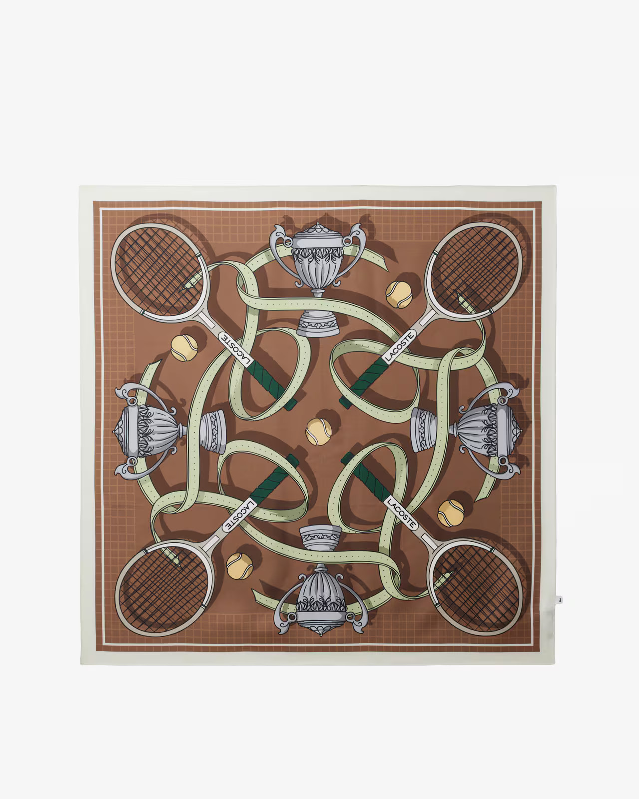 Runway Print Silk Square | Lacoste (US)