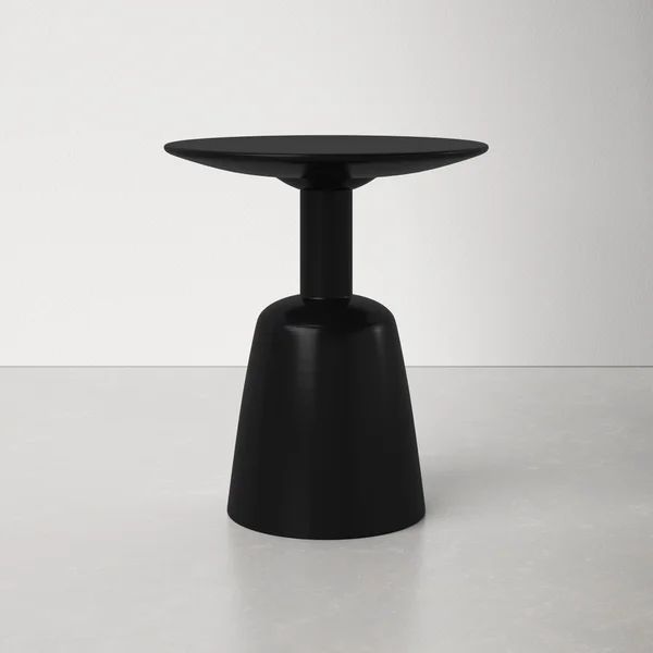 James 18'' Tall Solid Wood Pedestal End Table | Wayfair North America