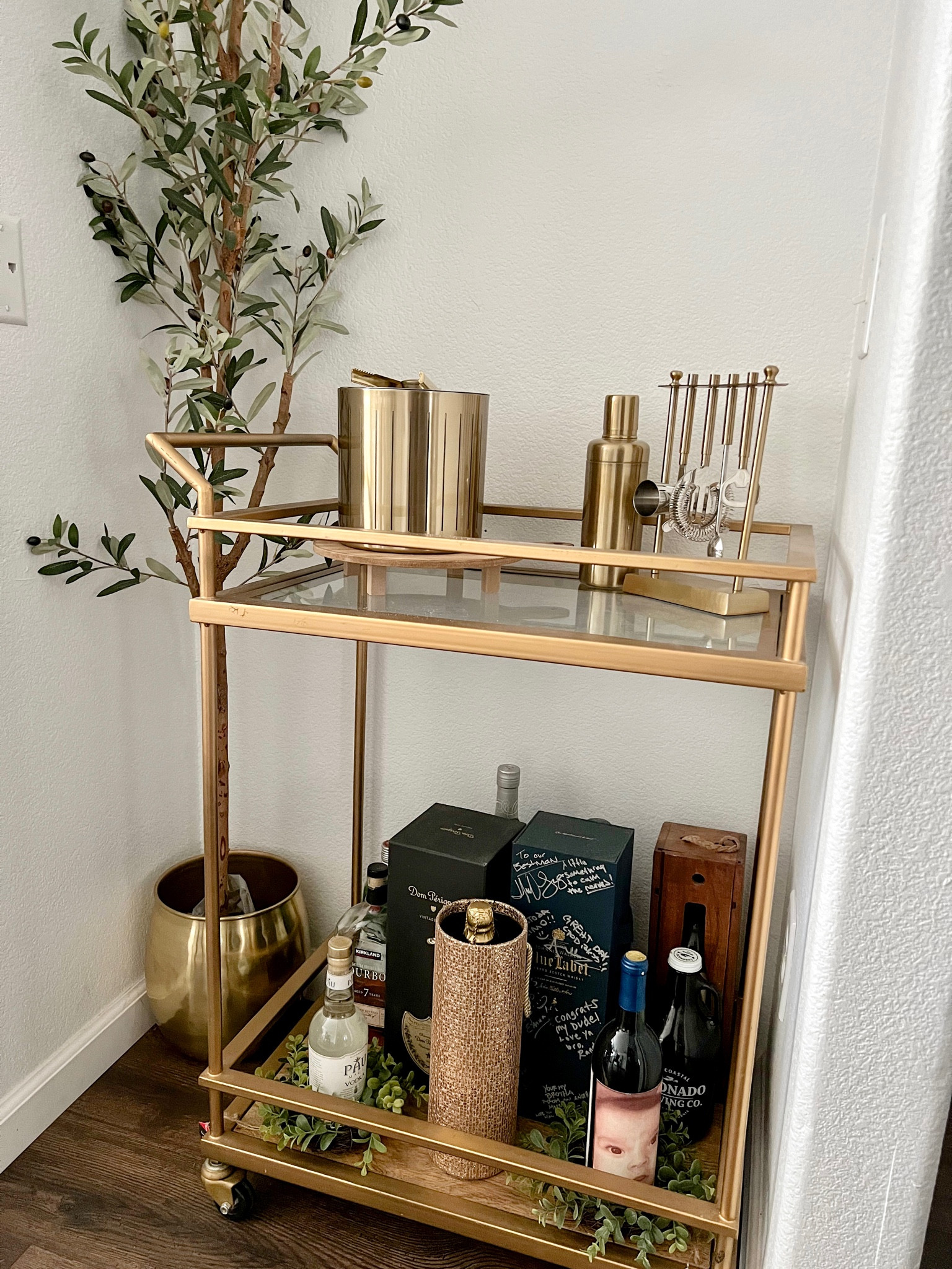 gold bar cart, gold bar cart accessories, Target home finds

#LTKSeasonal #LTKhome #LTKFind