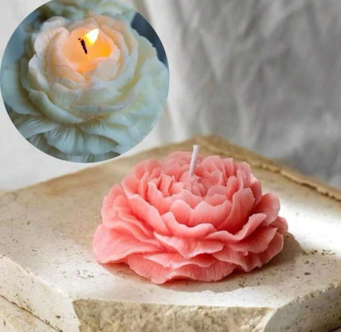 Aesthetic Wedding/ Baby shower Floral Candle Favors And Gift Idea With Flower  | eBay | eBay US
