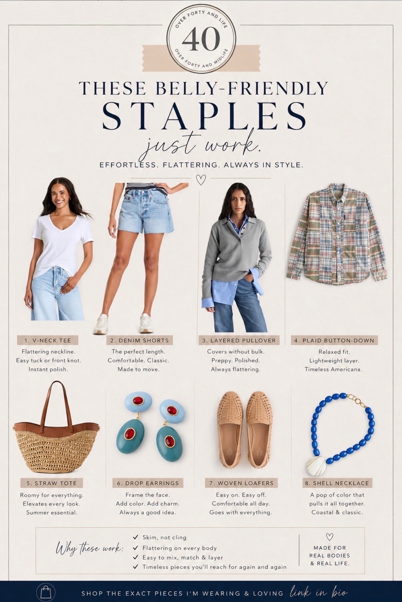 ✨Tap the bell, save and ❤️ for over 40 fashion, midlife style, midsize fashion and luxury looks for less. 

Summer wardrobe essentials I would buy now.

👑 Helping you look good, feel good.-Lindsey Denver   Check back daily for belly-friendly style, confidence, and Outfit Physics™.

#LTKOver40 #LTKMidsize #LTKSaleAlert

Comment SHOP below to receive a DM with the link to this post on my LTK ⬇ https://liketk.it/6h6rr