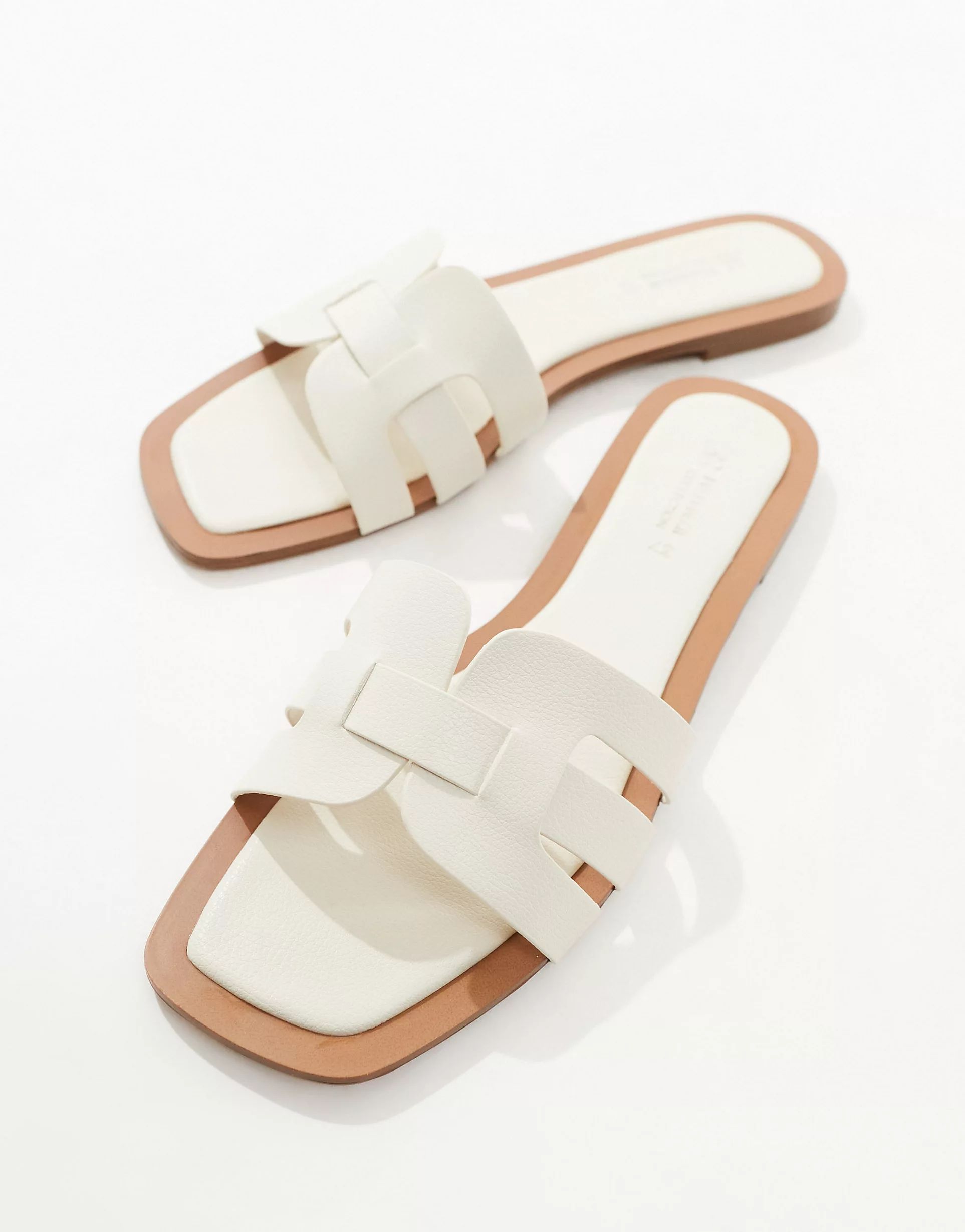 Pull&Bear braided sandal in cream | ASOS | ASOS (Global)