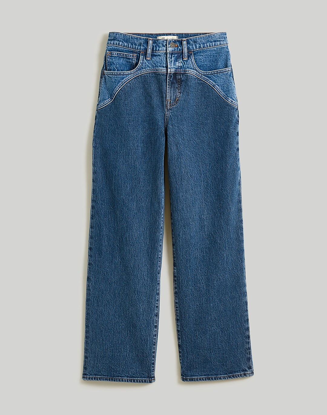 The Perfect Vintage Wide-Leg Crop Jean in Sonoma Wash: Yoke Edition | Madewell