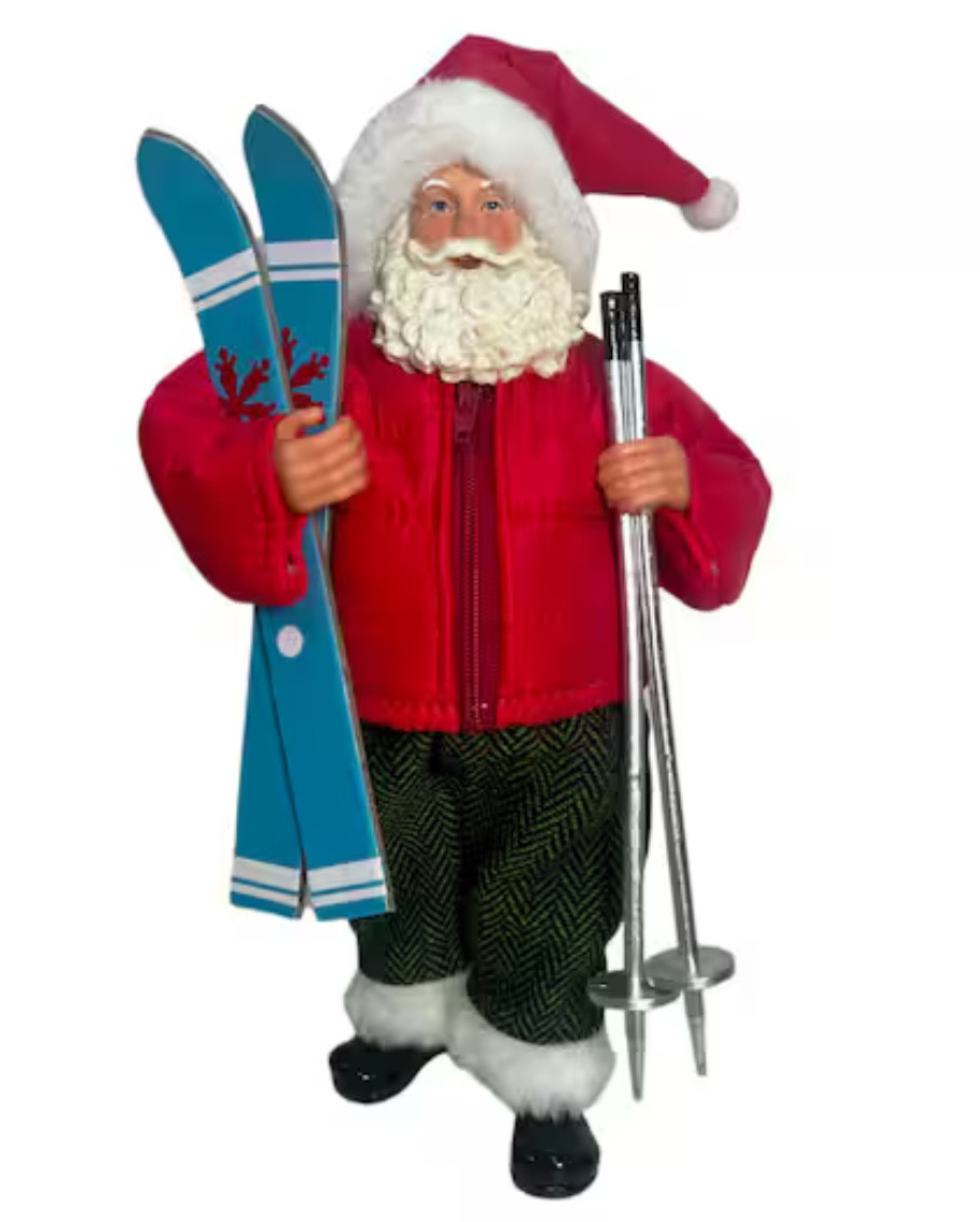 Santa With Skis 10.5” 60% off. 


#AfterChristmasSale 50% Off and More 
#ltkrealboringhousewife 

#LTKSeasonal #LTKSaleAlert #LTKHome