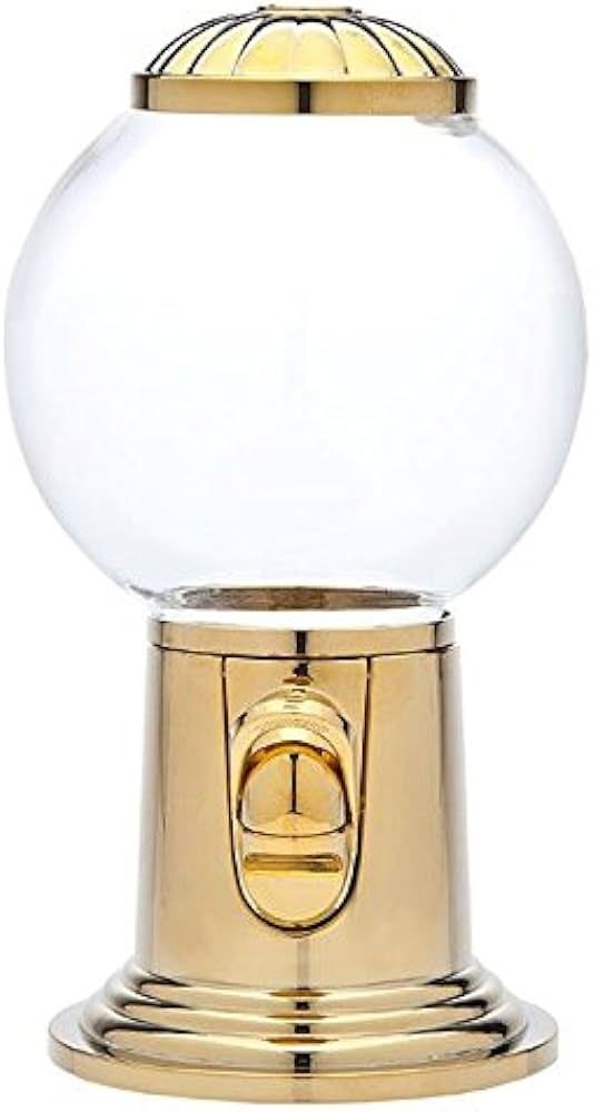 Godinger 9- Inch Refillable Globe Gumball Machine and Candy Dispenser Antique Style - Gold Color | Amazon (US)