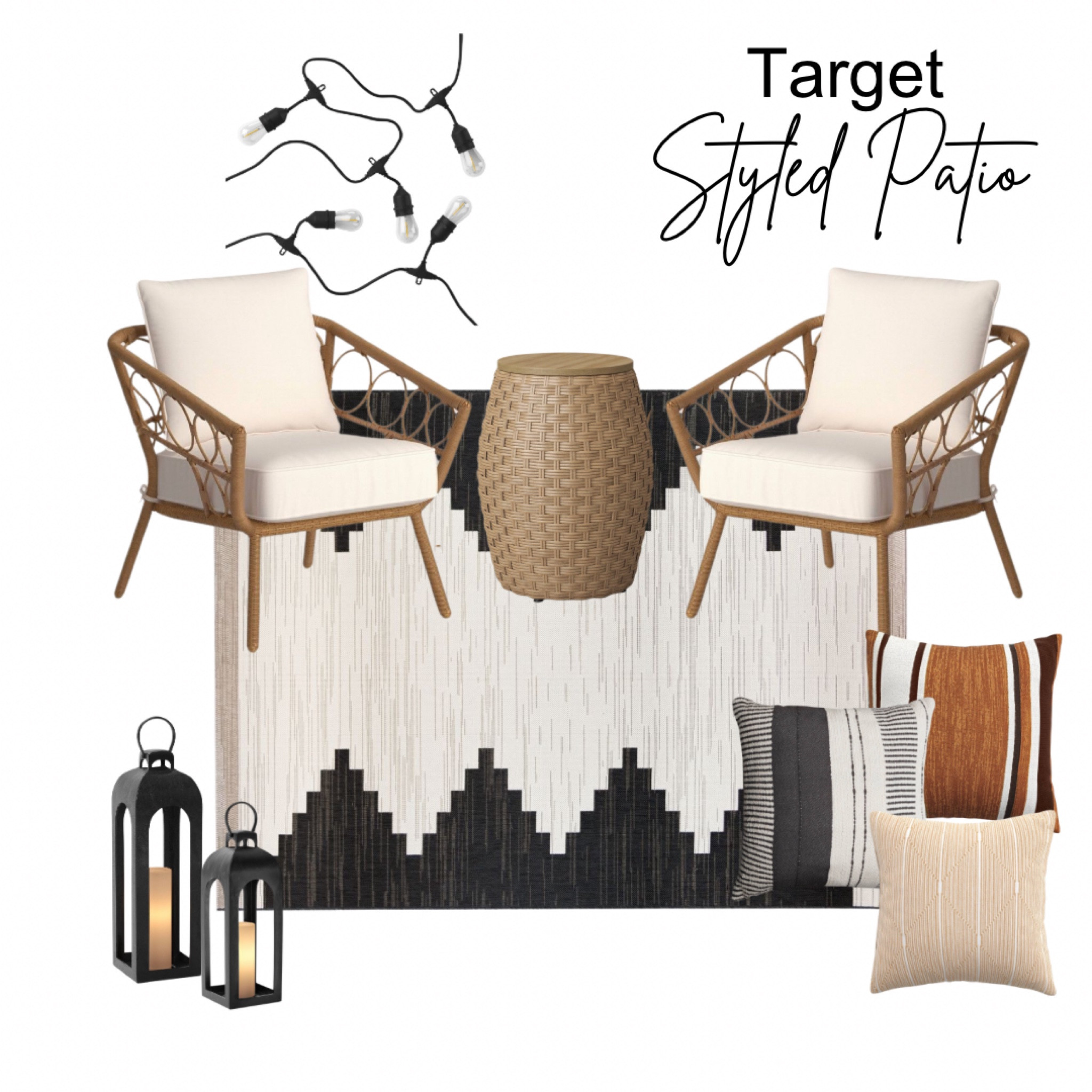 Target Outdoor Style! 
Patio, outdoor furniture, neutral, organic, living

#LTKhome #LTKSeasonal #LTKxTarget