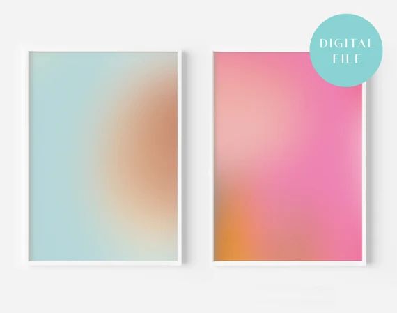 You Made My Day  Gradient Duo  Set of 2 Prints  Digital - Etsy | Etsy (US)