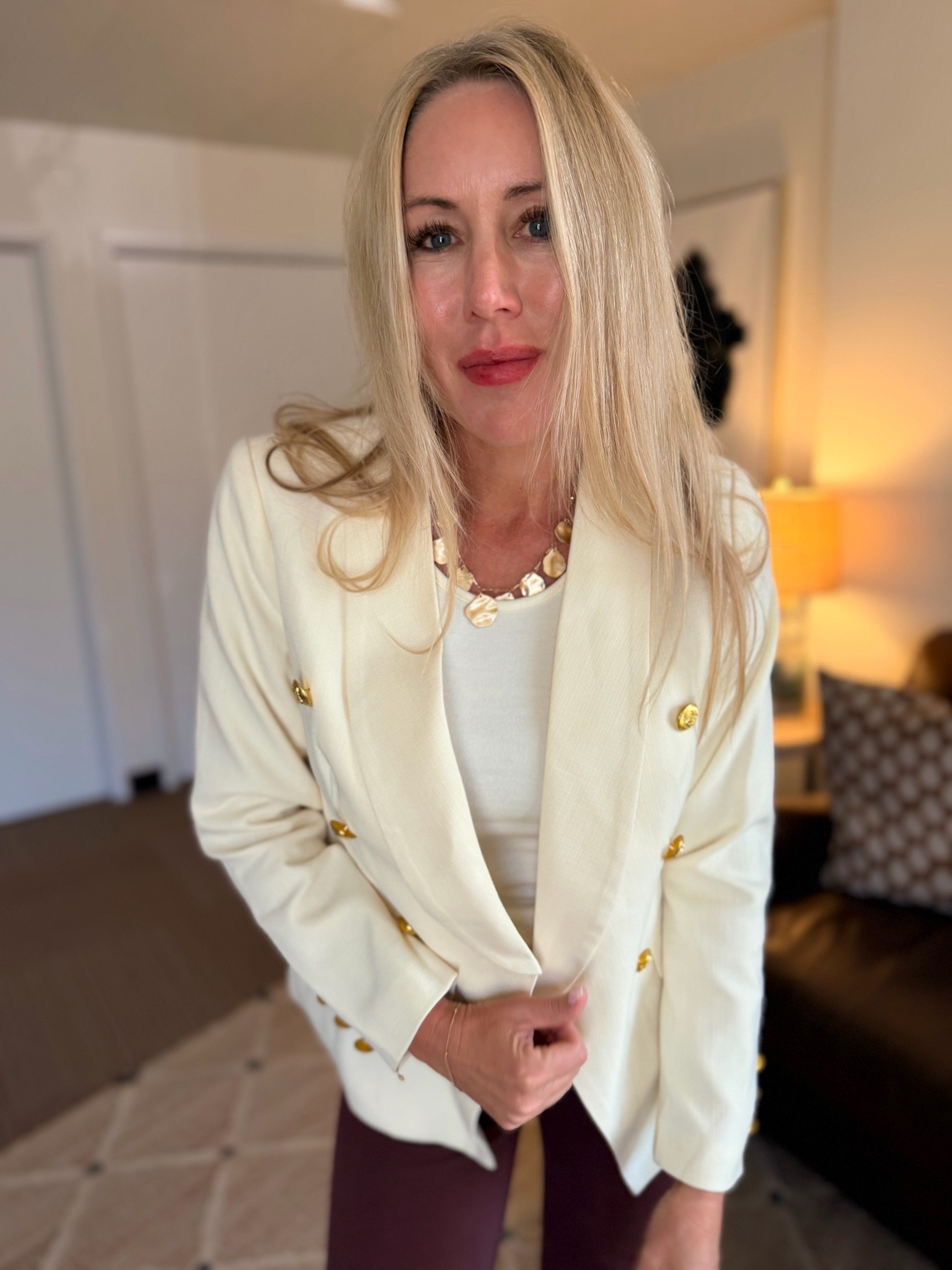 Such a great blazer find for the office🤍 I love the gold buttons and for the price, this is a must have!

#LTKWorkwear #LTKootd