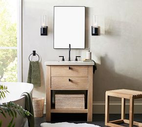 Modern Farmhouse 27" Single Sink Vanity | Pottery Barn (US)
