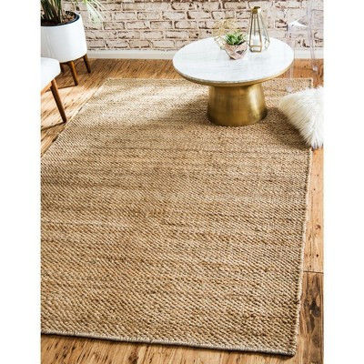 Unique Loom 5' 1 x 8' 0 Chunky Jute Rectangle Area Rug | Target