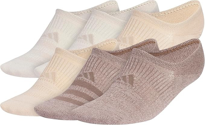 adidas Women's Superlite Super No Show Socks (6 Pairs) Invisible, Lightweight & Breathable | Amazon (US)