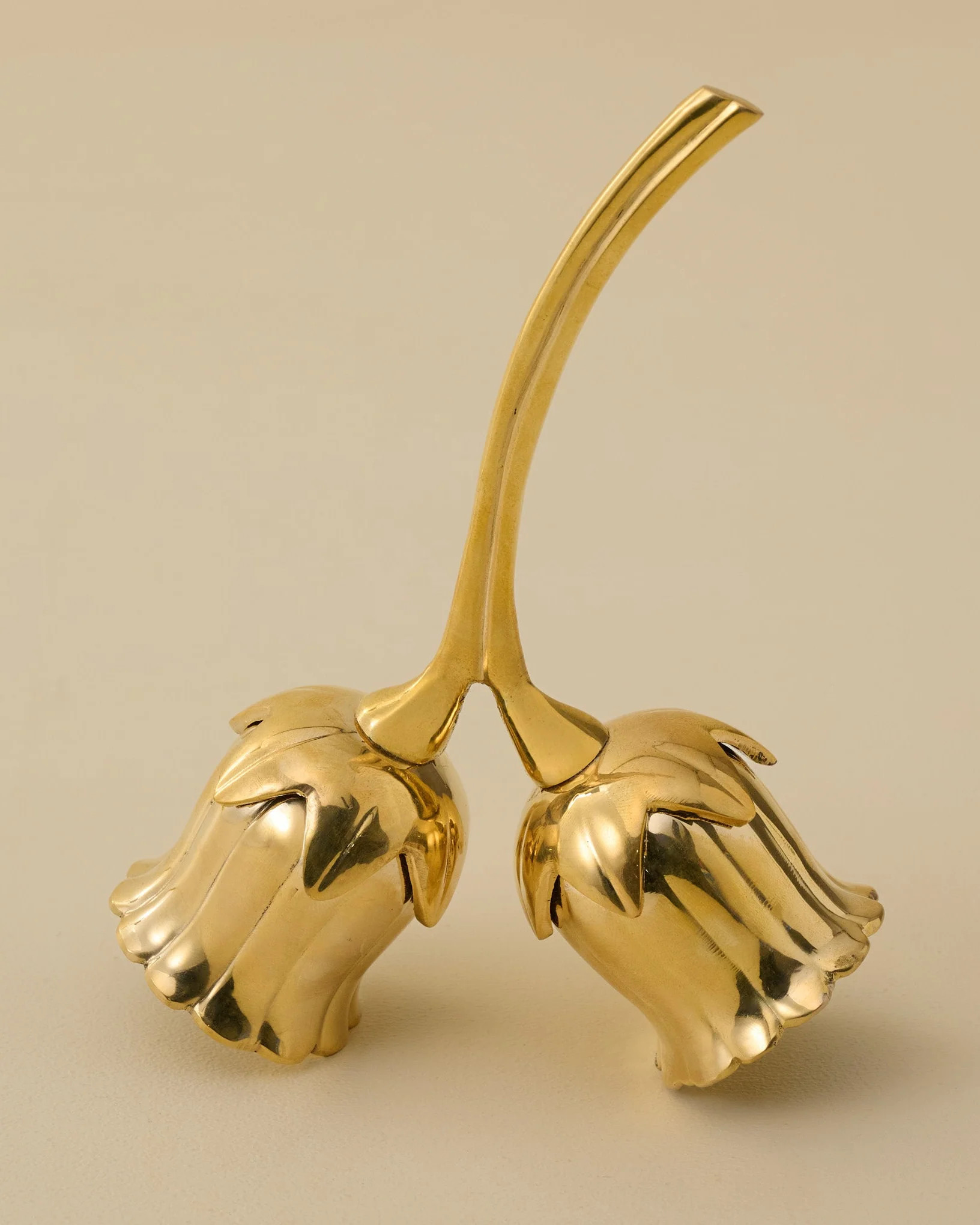 Double Tulip Brass Bell | Magnolia