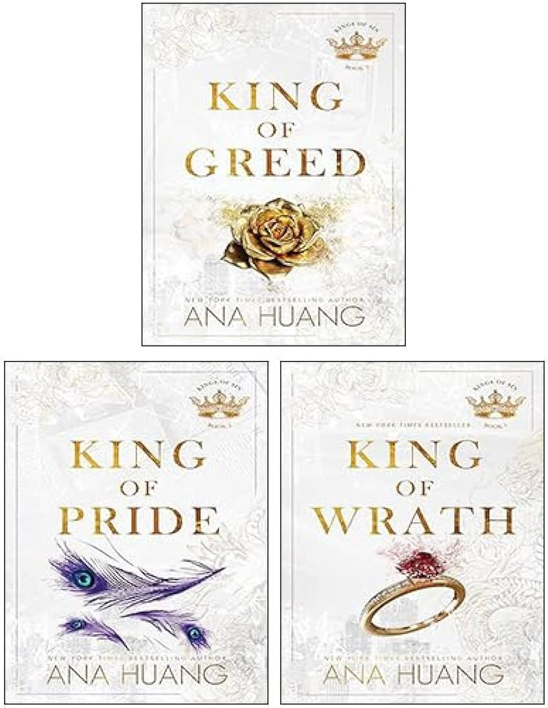 Kings of Sin Series 3 Books Collection Set By Ana Huang (King of Wrath, King of Pride, King of Gr... | Amazon (US)