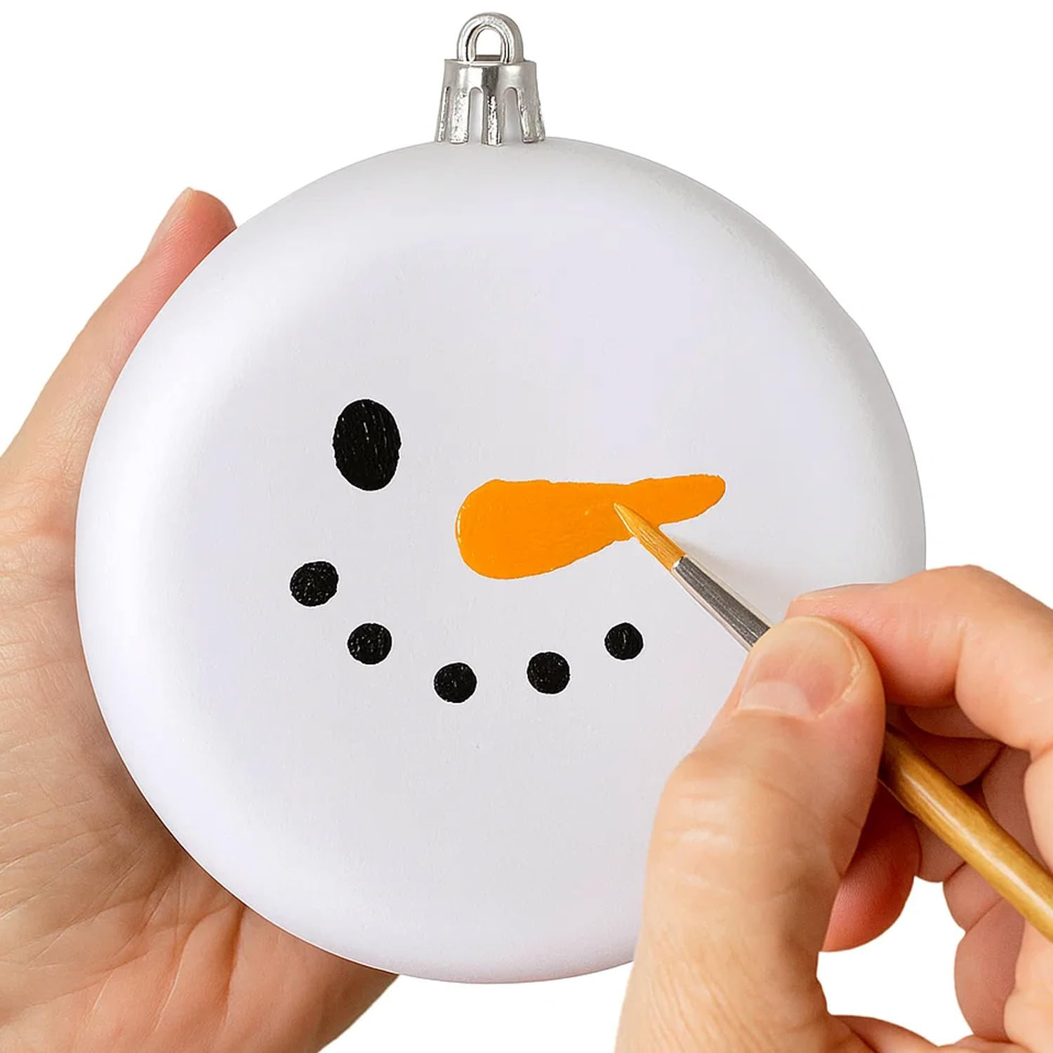 SLEETLY 4" 12pk Blank DIY Christmas Ornaments for Crafts to Personalize, Make Your Own Ornament f... | Amazon (US)