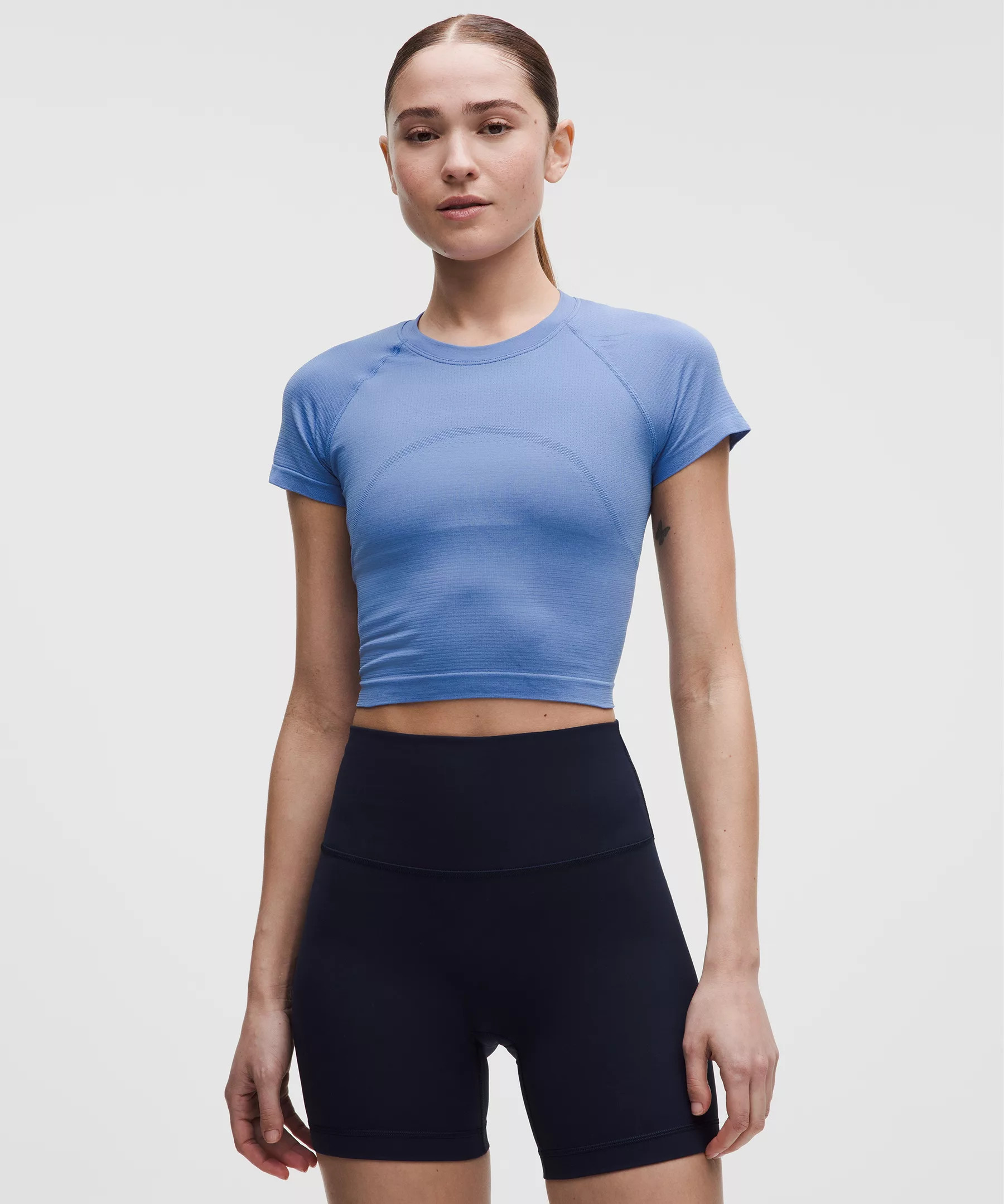 Swiftly Tech Cropped Short-Sleeve Shirt 2.0 | Lululemon (US)