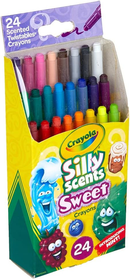 Crayola Silly Scents Twistables Crayons, Sweet Scented Crayons, 24 Count | Amazon (US)