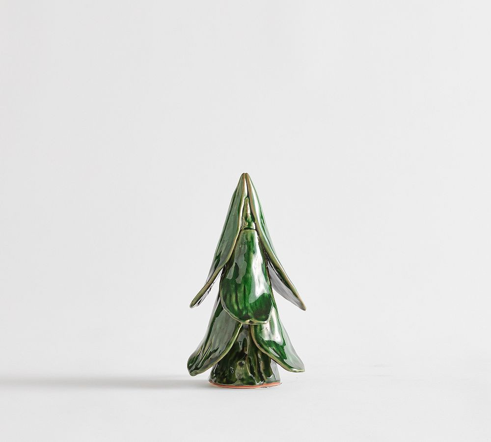 Glossy Green Trees Small | Pottery Barn (US)