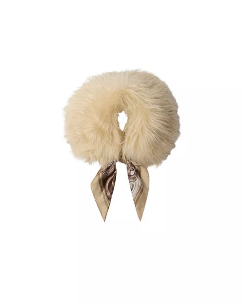 Scarf Trim Shearling Collar | Bloomingdale's (US)