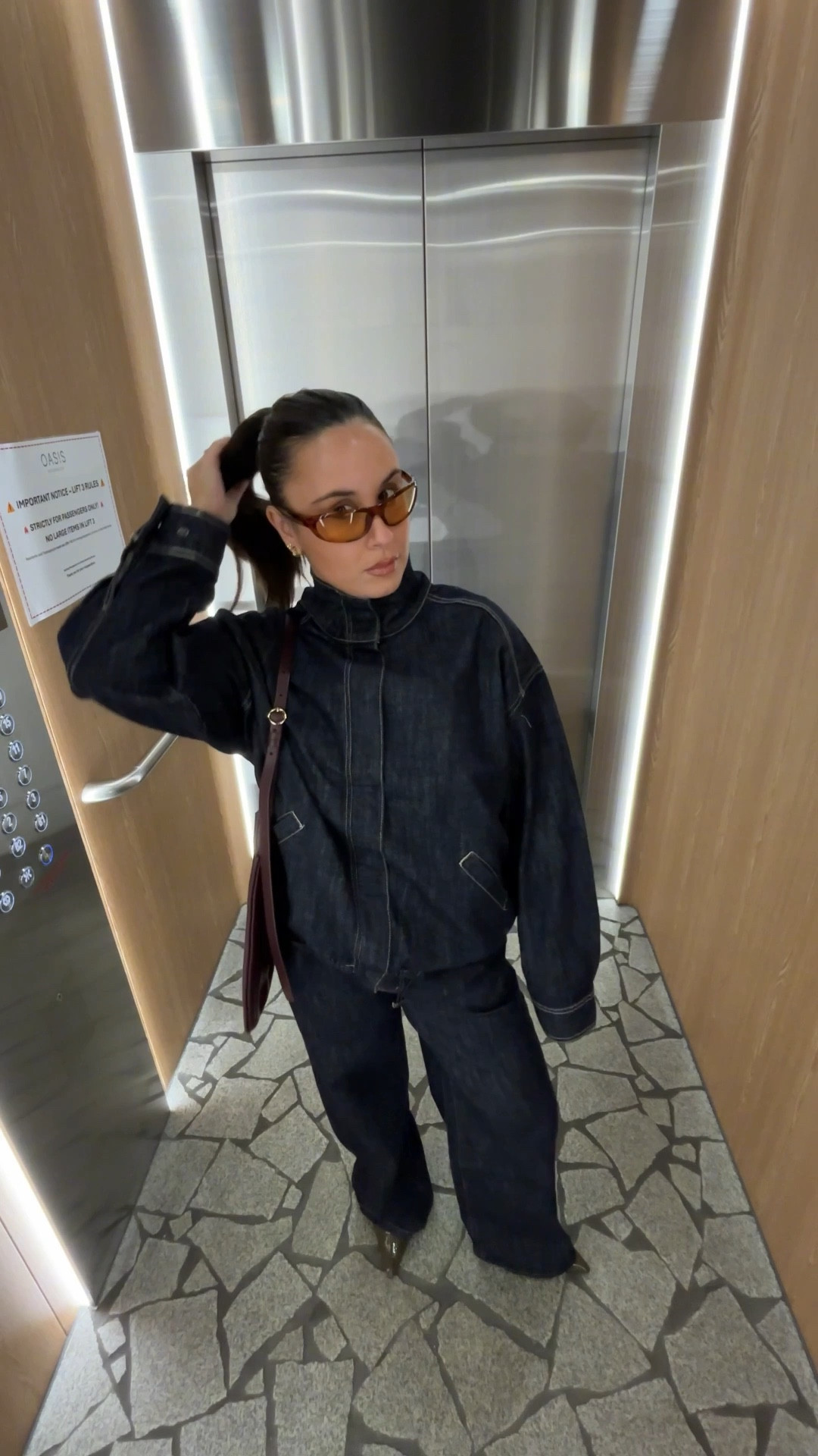 head to toe denim fit 