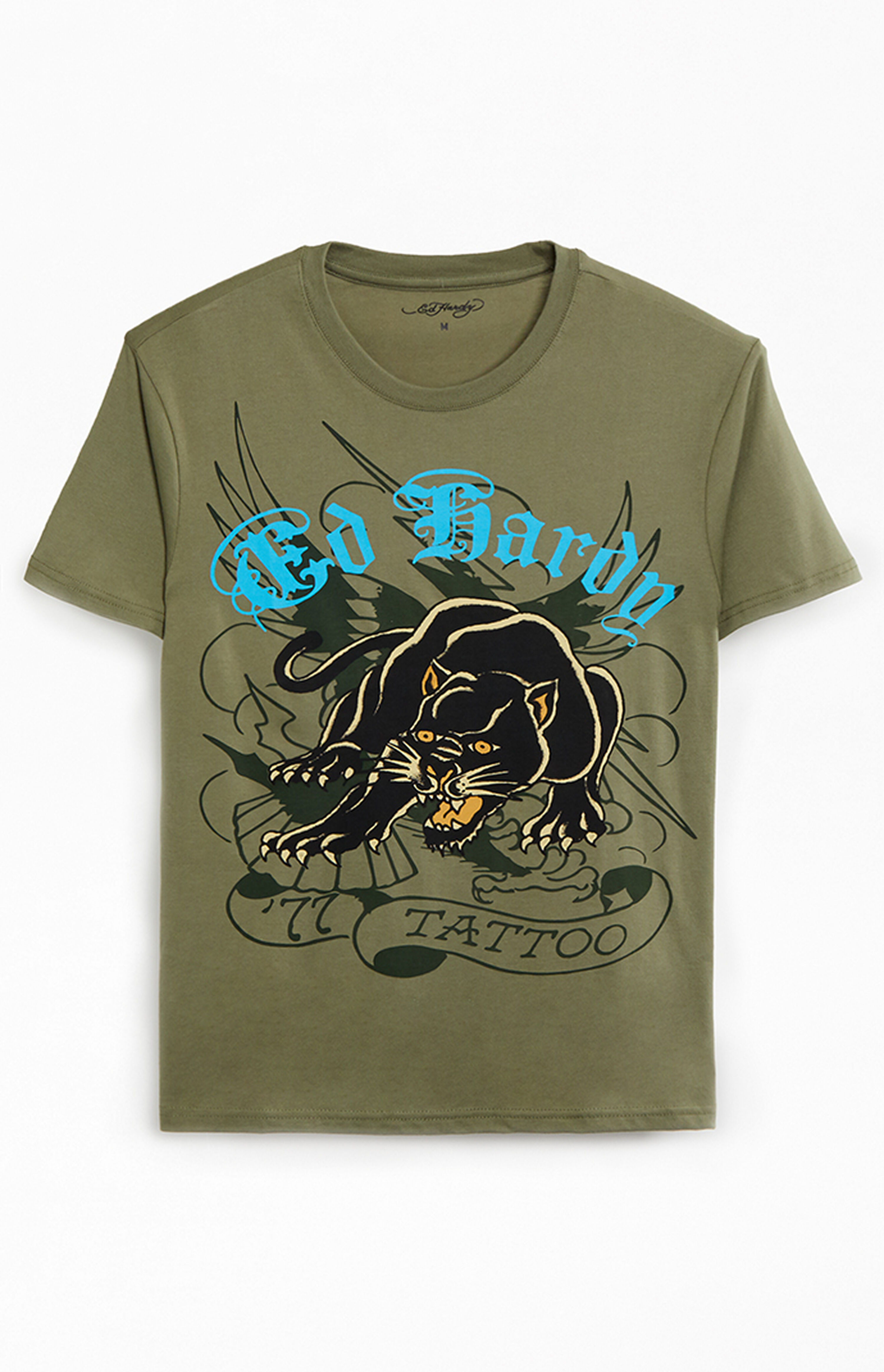 Ed Hardy Crouching Panther T-Shirt | PacSun
