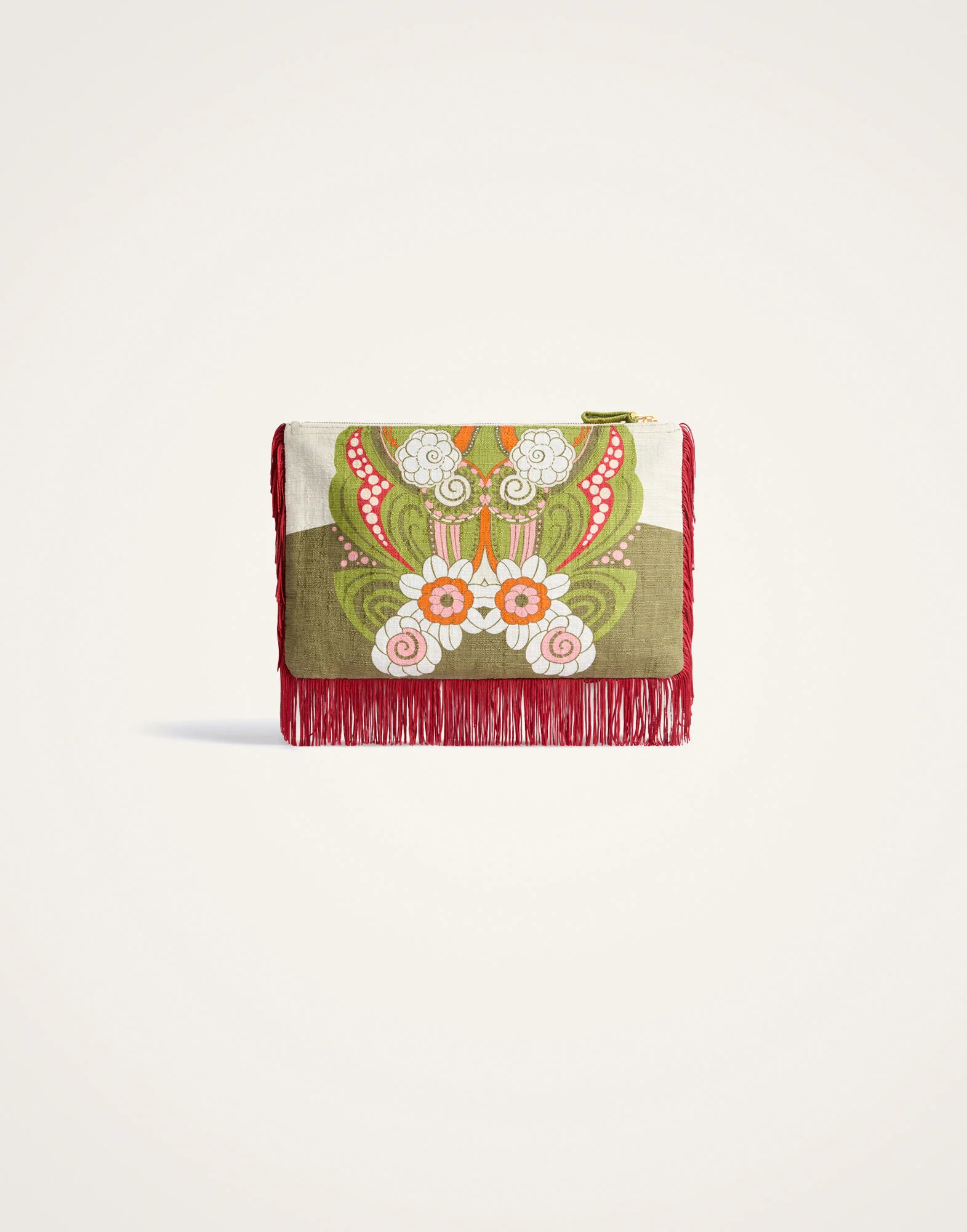 Hand Pochette in Ambrosia Placée Orange for Women | La DoubleJ | La DoubleJ
