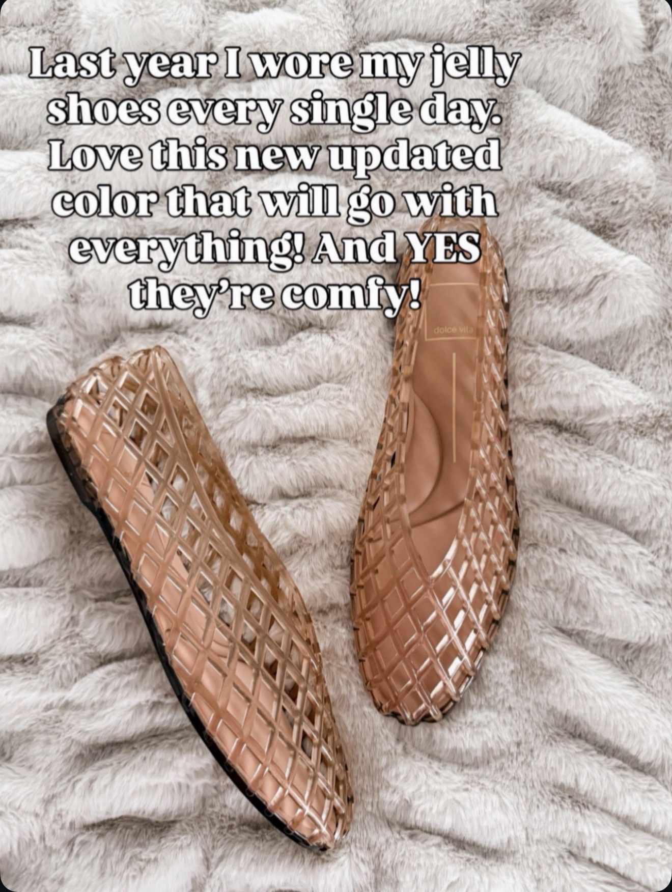 Wore my jelly flats nonstop last year and this new neutral color somehow goes with everything. Yes, they’re comfy too! Run tts

#LTKmomlife