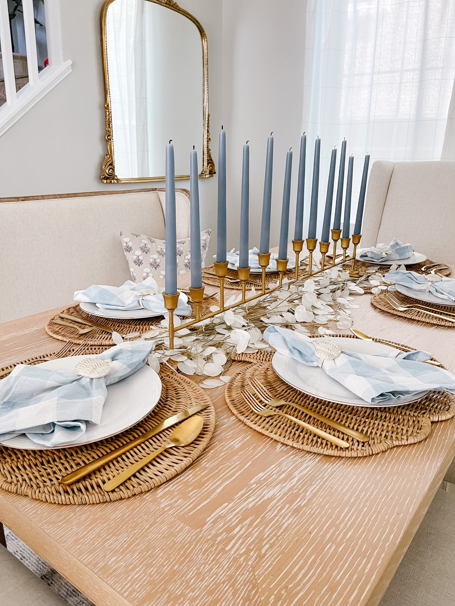 This candelabra is back in stock and it two other sizes now. I have the large here that I used for my tablescape last fall. 

#LTKFind #LTKSeasonal #LTKhome