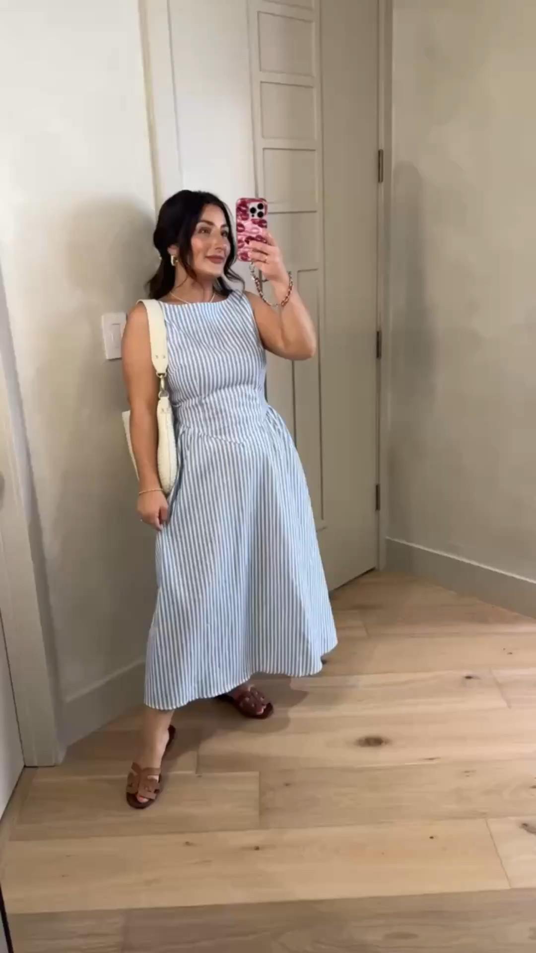 Love this striped midi dress! 

Size small 
5'0" 140lbs
Petite friendly 

 

#LTKootd #LTKPetite #LTKTravel