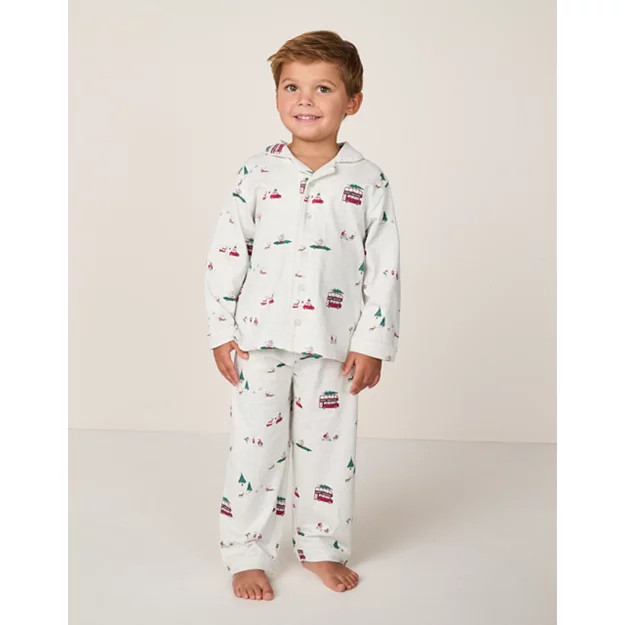 Organic Cotton Relaxed Fit Traditional Festive London Pyjamas (2–12yrs) | The White Company UK & ROW