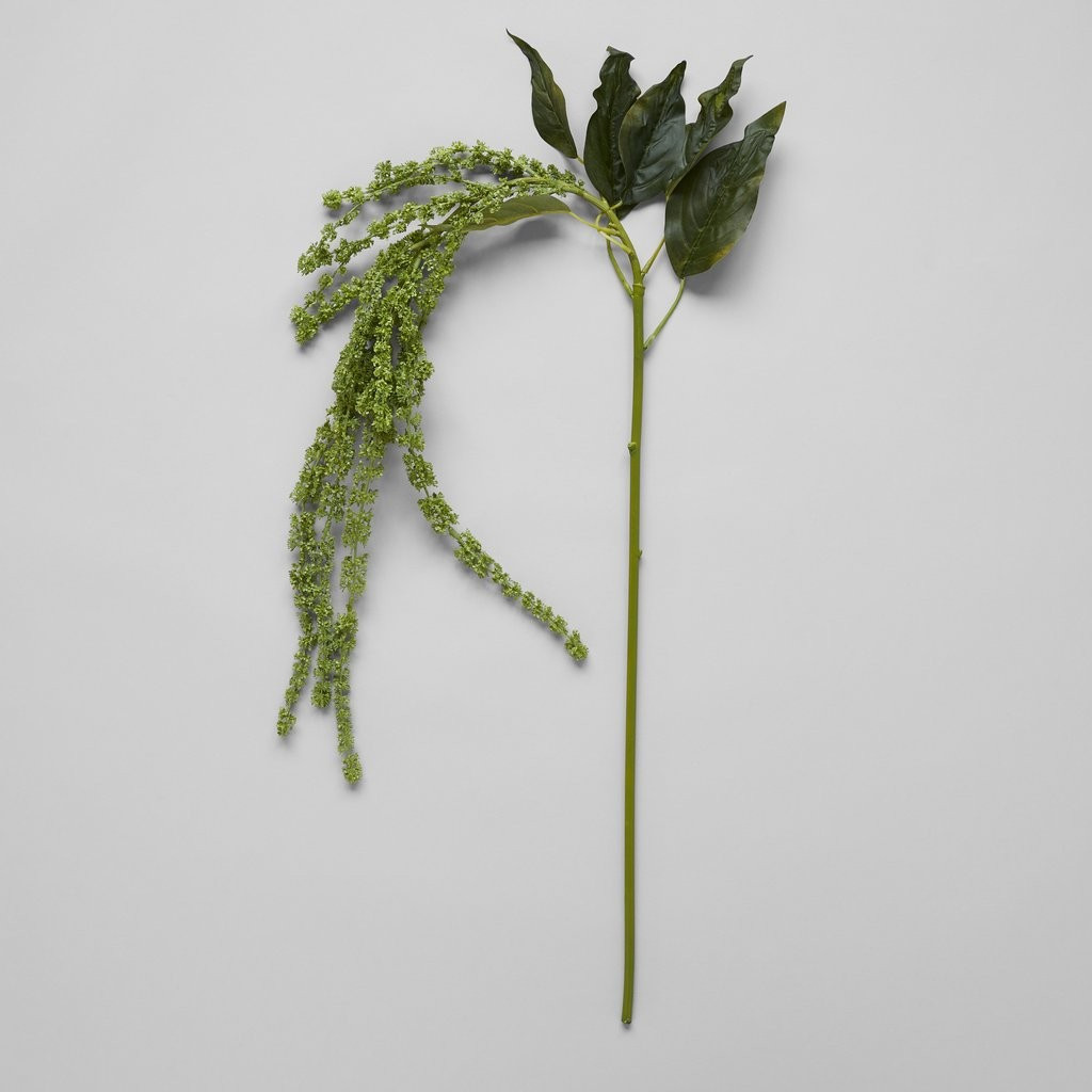 EcoFaux Green Amaranthus Spray | Bloomist