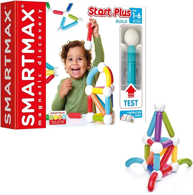 SmartMax Start Plus STEM Building Magnetic Discovery Set, Ages 1-6 (30 Pieces) | Amazon (US)