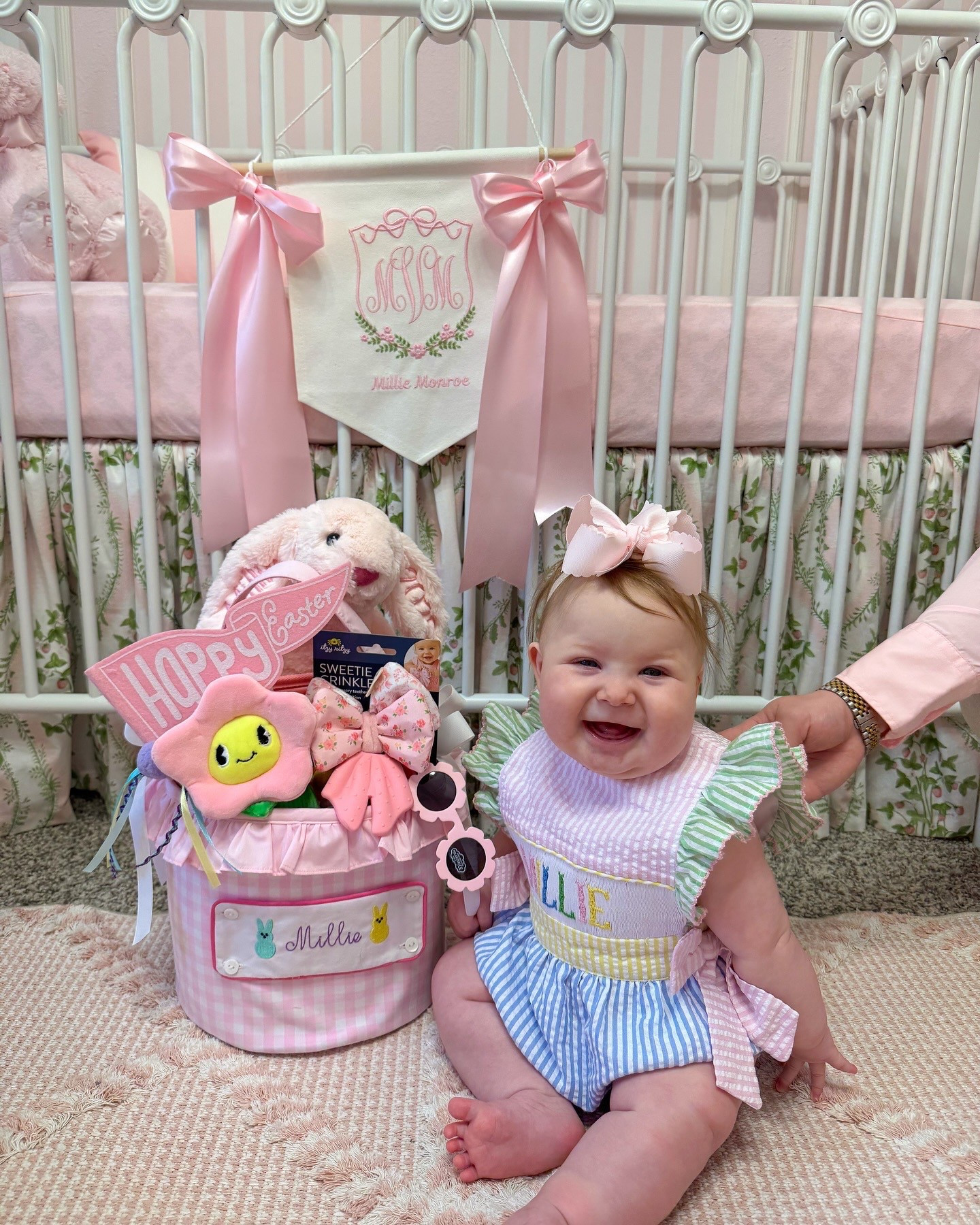 The cutest interchangeable basket 🩷

#LTKHome #LTKBaby #LTKSeasonal