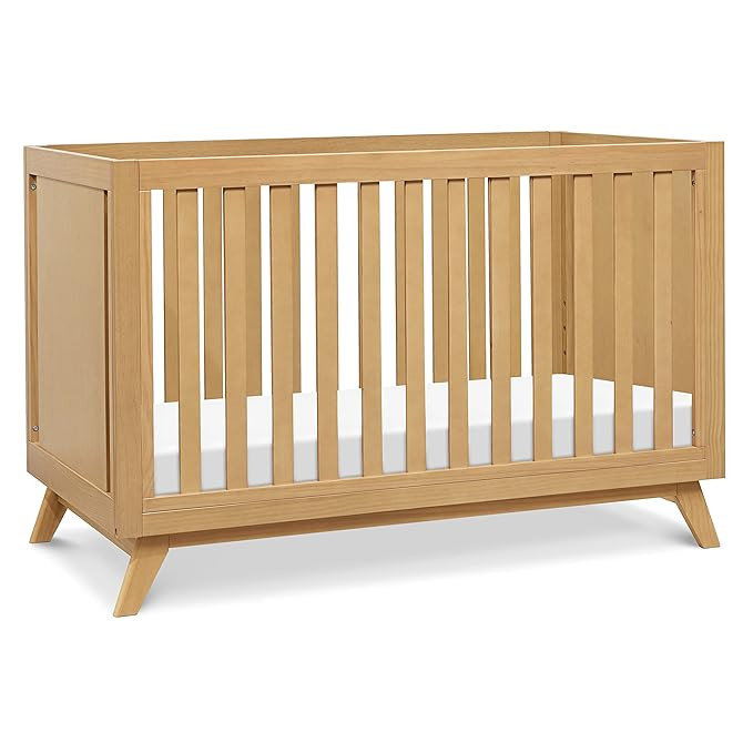 DaVinci Otto 3-in-1 Convertible Crib in Honey, Greenguard Gold Certified | Amazon (US)