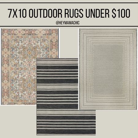 Excellent prices on these outdoor rugs! All are under $100 and super stylish!



#LTKsalealert #LTKfindsunder100 #LTKhome