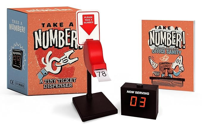 Take a Number!: A Tiny Ticket Dispenser (RP Minis)      Paperback – November 2, 2021 | Amazon (US)